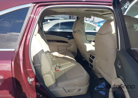 2014 Acura Mdx Technology Package из США, поврежденный, VIN 5FRYD4H42EB016584